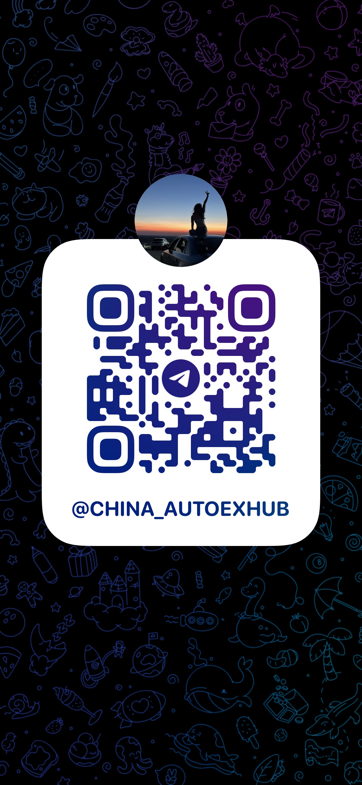 QR-код Telegram @china_autoexhub